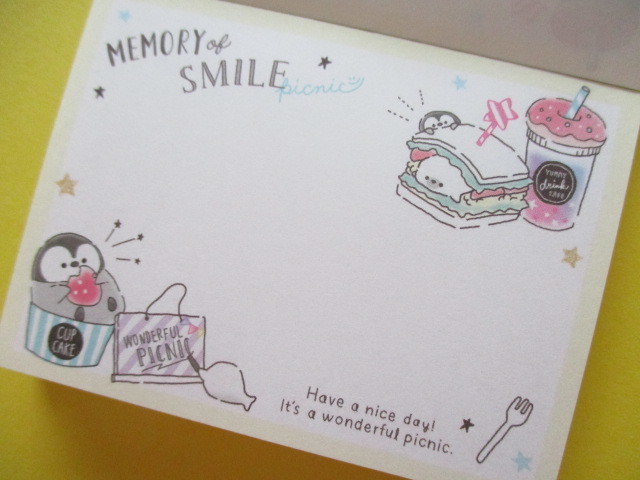 Photo:  Kawaii Cute Mini Memo Pad Penguin Memory Q-LiA *Picnic (34470)