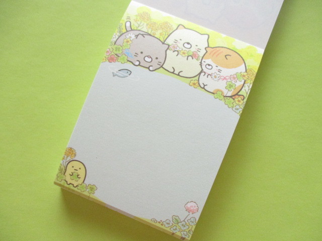 Photo: Kawaii Cute Mini Memo Pad Sumikkogurashi San-x *ねこのきょうだいにであいました (MW46001-1）