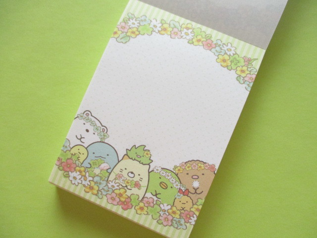 Photo: Kawaii Cute Mini Memo Pad Sumikkogurashi San-x *ねこのきょうだいにであいました (MW46001-2）
