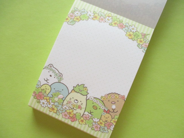 Photo: Kawaii Cute Mini Memo Pad Sumikkogurashi San-x *ねこのきょうだいにであいました (MW46001-2）