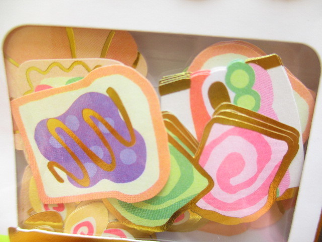 Photo: Kawaii Cute Sticker Neon Flake Market Mind Wave *Bread Shop (79464)