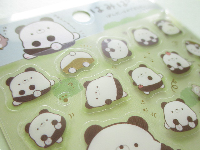 Photo: Kawaii Cute Sticker Sheet Hamipa San-x *ぱんだ、はみでました。(SE37801)