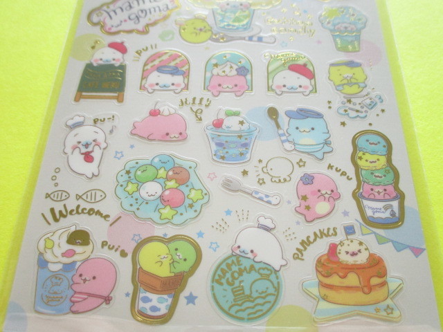 Photo: Kawaii Cute Sticker Sheet San-x Mamegoma *Mamegoma Cafe (SE38001)