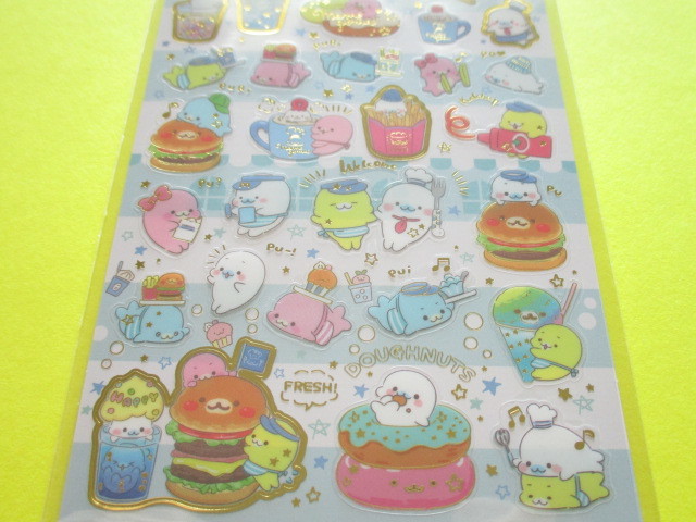 Photo: Kawaii Cute Sticker Sheet San-x Mamegoma *Mamegoma Cafe (SE38002)