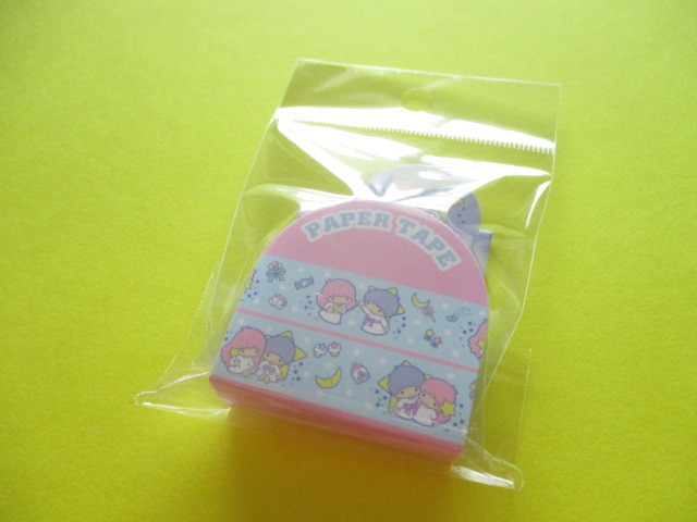 Photo1: Kawaii Cute Masking Tape/Deco Tape Sticker Sanrio Original *Little Twin Stars (16680-4)