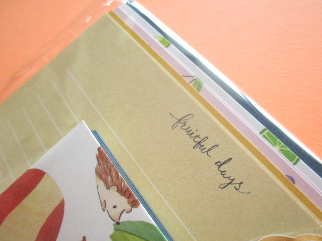 Photo: Kawaii Cute Letter Set Mind Wave *Fruitful Days (56359)