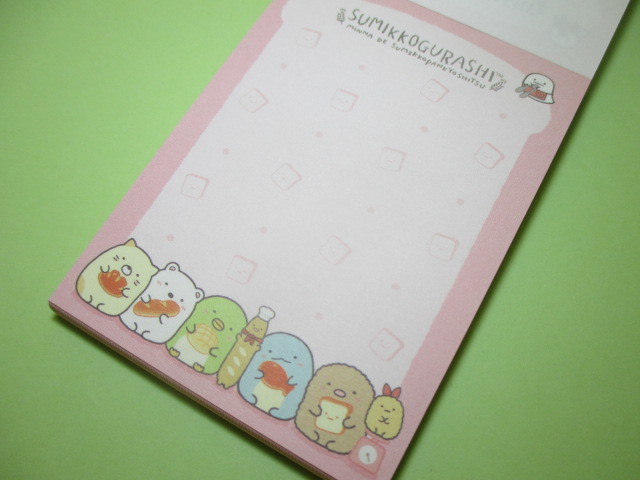 Photo: Kawaii Cute Mini Memo Pad Sumikkogurashi San-x *すみっこパンきょうしつ (MW51901-1）