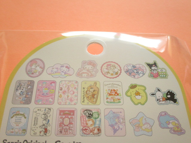 Photo: Kawaii Cute Sticker Flakes Pack in the Plastic Case Sanrio Original *Sanrio Characters B (03860-1)