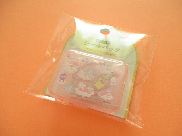 Photo1: Kawaii Cute Sticker Flakes Pack in the Plastic Case Sanrio Original *Sanrio Characters B (03860-1)