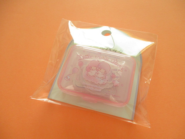 Photo1: Kawaii Cute Sticker Flakes Pack in the Plastic Case Sanrio Original *Little Twin Stars (03755-9)