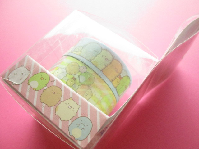 Photo: 2 pcs Kawaii Cute Mini Masking Tape/Deco Tape Stickers Set San-x *Sumikkogurashi (SE39203)