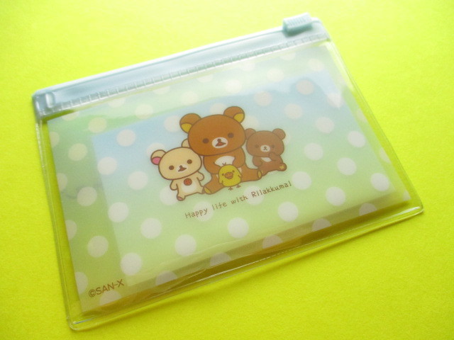 Photo: Kawaii Cute Mini Sticky Memo Pad with Clear Case Set San-x *Rilakkuma (MW53801)