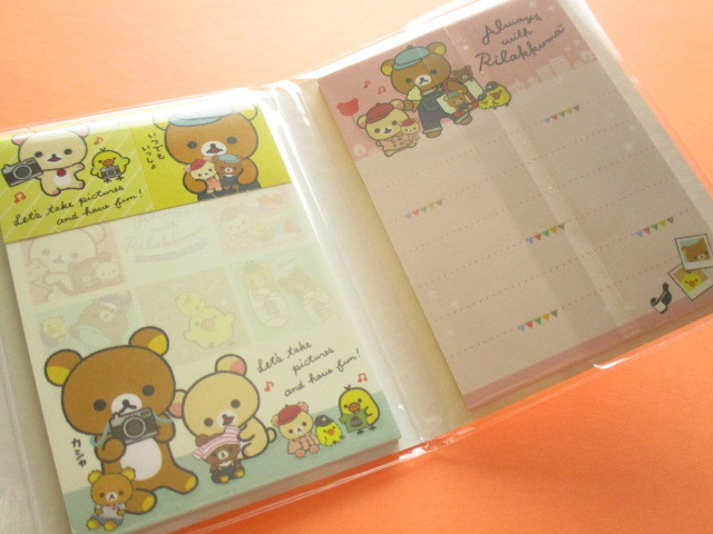 Photo: Kawaii Cute Patapata Mini Memo Pad Rilakkuma San-x *Always with Rilakkuma (MW55101)