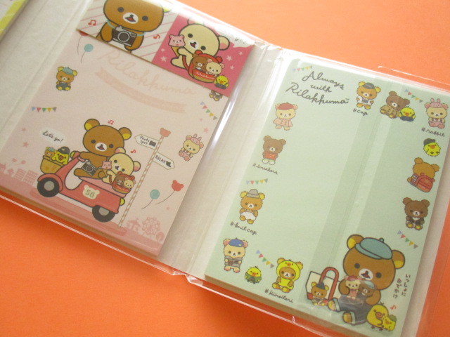 Photo: Kawaii Cute Patapata Mini Memo Pad Rilakkuma San-x *Always with Rilakkuma (MW55001)