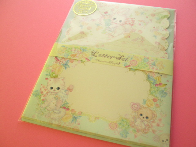 Photo1: Kawaii Cute Letter Set Amenomori Fumika Clothes Pin *Fruits (LS-14321)