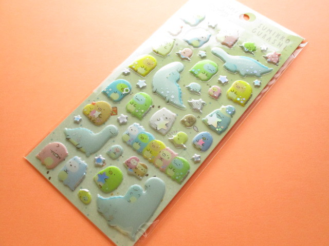 Photo1: Kawaii Cute Funi Funi Prism Sticker Sheet San-x *Sumikkogurashi (SE43101)