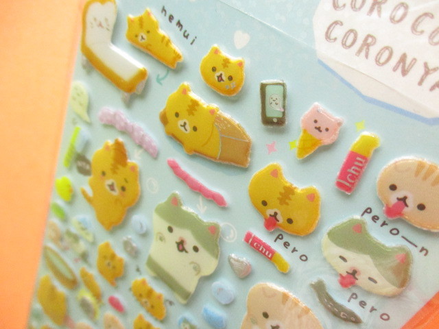 Photo: Kawaii Cute Funi Funi Prism Sticker Sheet San-x *Corocorocoronya (SE43401)