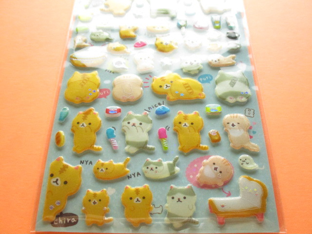 Photo: Kawaii Cute Funi Funi Prism Sticker Sheet San-x *Corocorocoronya (SE43401)