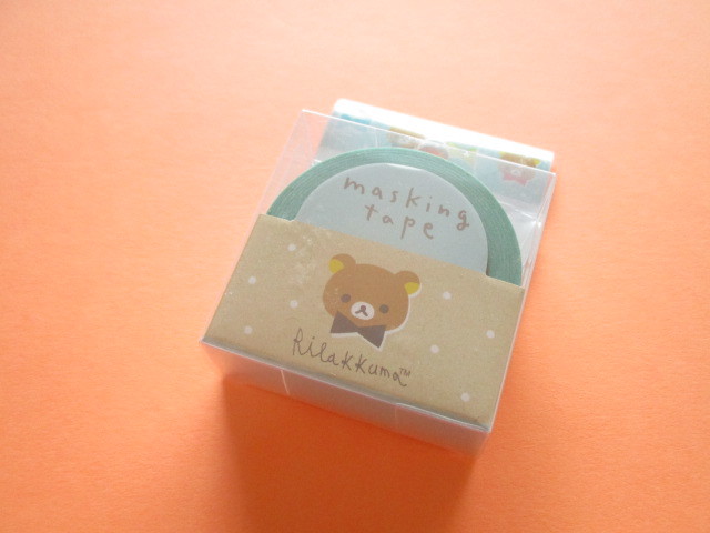 Photo1: Kawaii Cute Mini Masking Tape/Deco Tape Sticker San-x *Rilakkuma (SE44701)