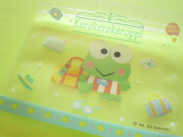 Photo: ６pcs Kawaii Cute Zipper Bags Set Sanrio Original *Kerokerokeroppi (25464-9)