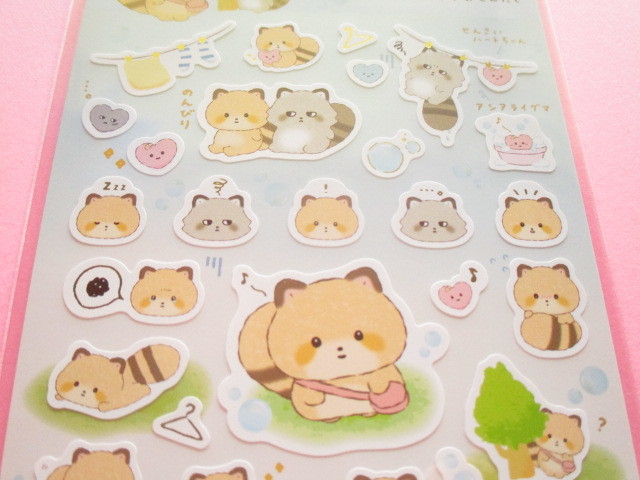 Photo: Kawaii Cute Sticker Sheet Kokoroaraiguma San-x *ココロもすっきりおせんたく (SE46701)