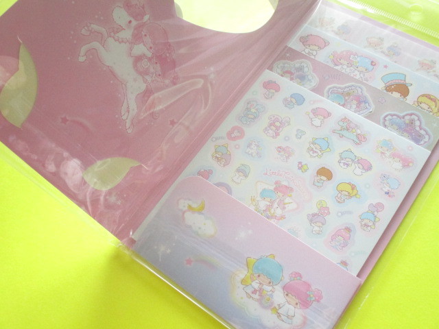 Photo: Kawaii Cute Volume Stickers Sheet Sanrio Original *Little Twin Stars (16273-6)
