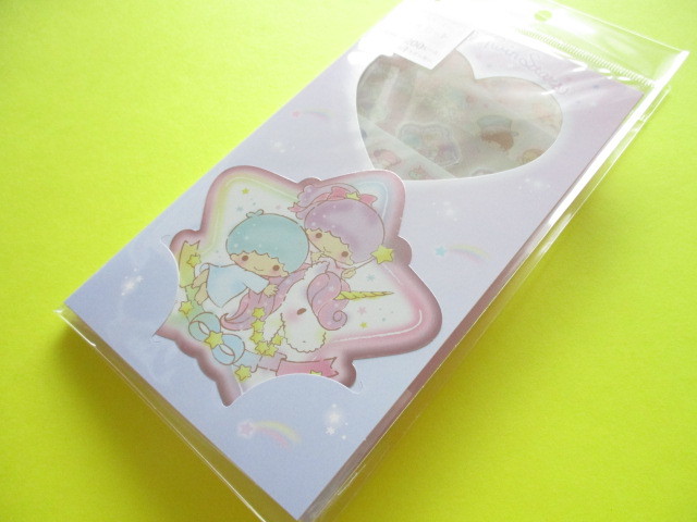 Photo1: Kawaii Cute Volume Stickers Sheet Sanrio Original *Little Twin Stars (16273-6)