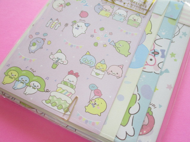 Photo: Kawaii Cute Regular Letter Set Mamegoma San-x *Mame Party (LH70401)