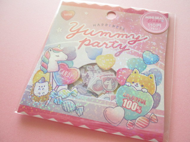 Photo1: Kawaii Cute Sticker Flakes Sack Crux *Yummy Party (73064)