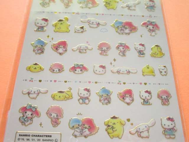 Photo: Kawaii Cute Kiratto Mark Stickers Sheet Sanrio *Sanrio Characters (73043)