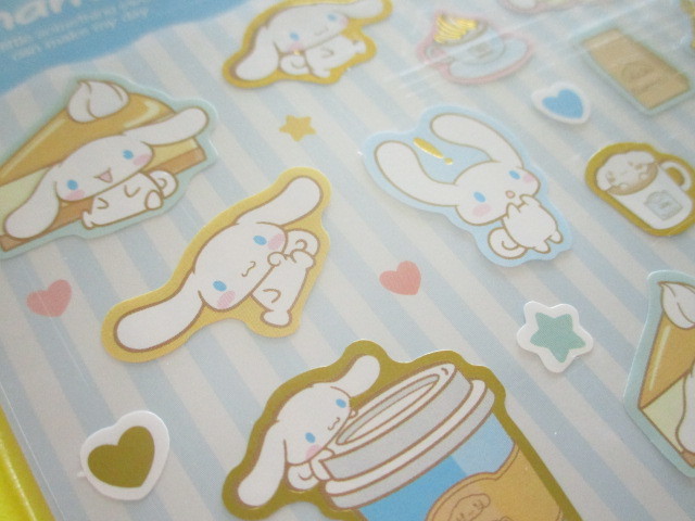 Photo: Kawaii Cute Stickers Sheet Sanrio *Cinnamoroll (Welcome to the cafe)