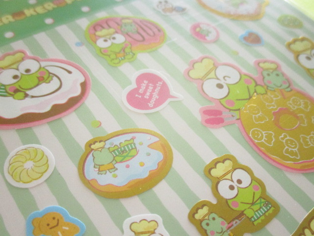 Photo: Kawaii Cute Stickers Sheet Sanrio *Kerokerokeroppi (Donut)