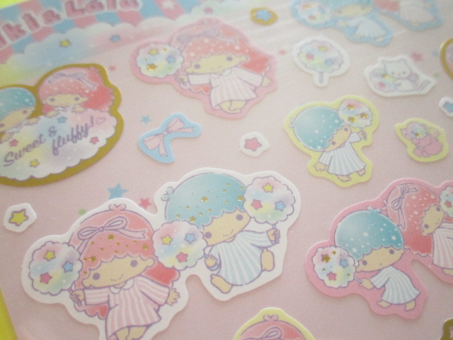 Photo: Kawaii Cute Stickers Sheet Sanrio *Little Twin Stars (Cotton Candy)