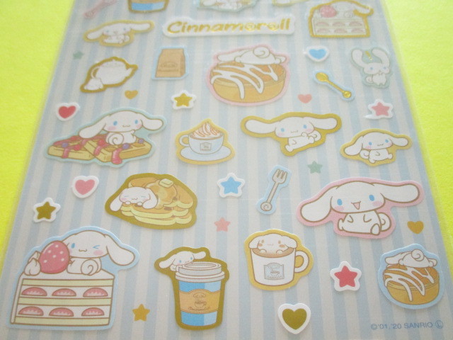 Photo: Kawaii Cute Stickers Sheet Sanrio *Cinnamoroll (Welcome to the cafe)