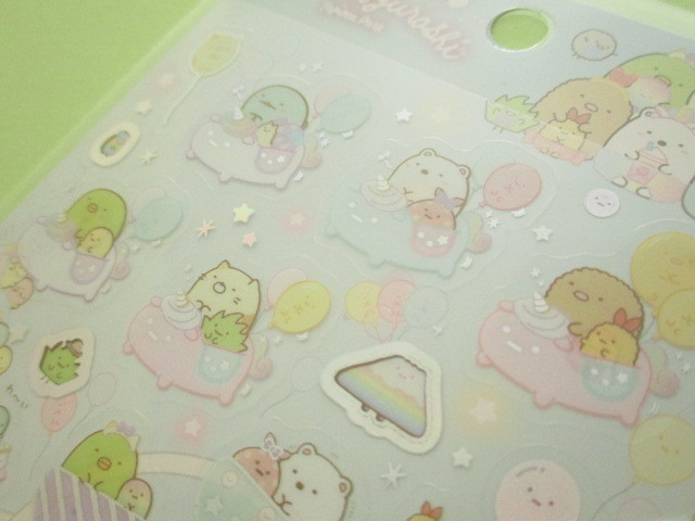 Photo: Kawaii Cute Sticker Sheet Sumikkogurashi San-x *Tapioca Park (SE48001)