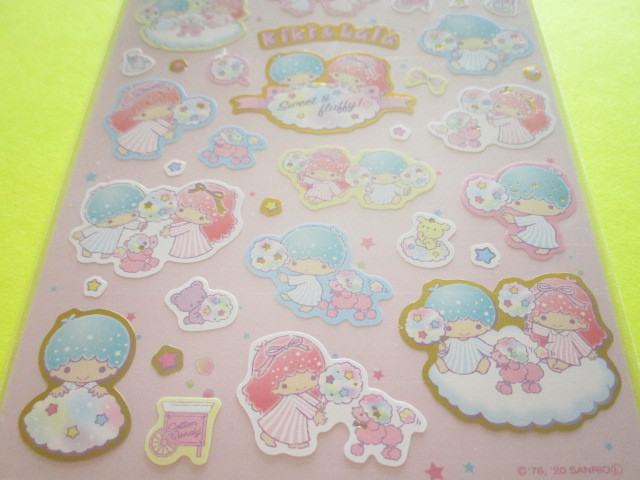 Photo: Kawaii Cute Stickers Sheet Sanrio *Little Twin Stars (Cotton Candy)