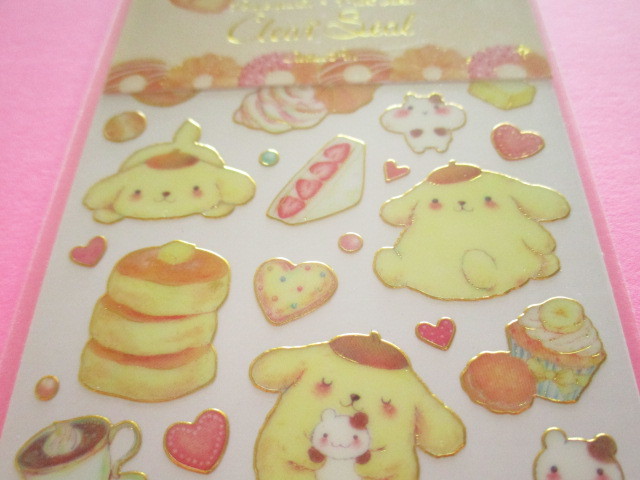 Photo: Kawaii Cute Stickers Sheet  POMPOMPURIN × たけいみき Miki Takei Sanrio *Soufflé (US-15461)