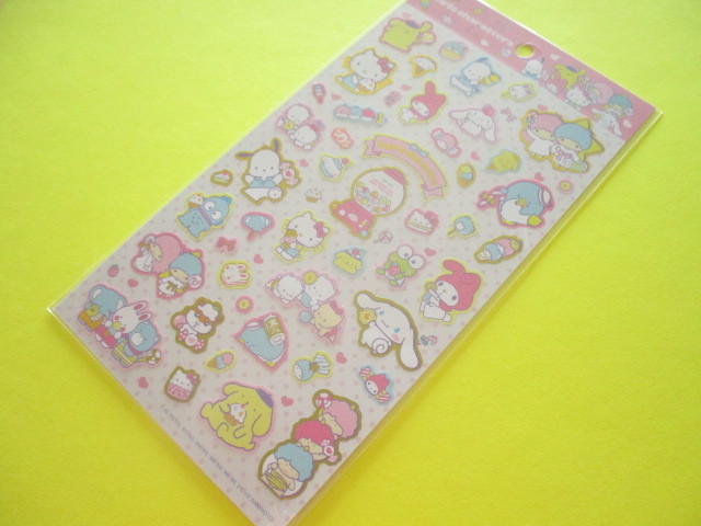 Photo1: Kawaii Cute Stickers Sheet Sanrio *Sanrio Characters (Fancy mix)