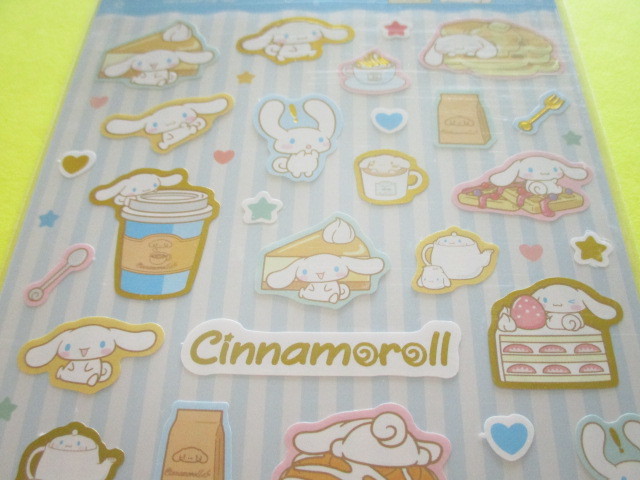 Photo: Kawaii Cute Stickers Sheet Sanrio *Cinnamoroll (Welcome to the cafe)