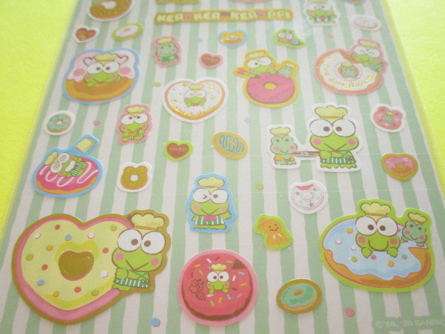 Photo: Kawaii Cute Stickers Sheet Sanrio *Kerokerokeroppi (Donut)