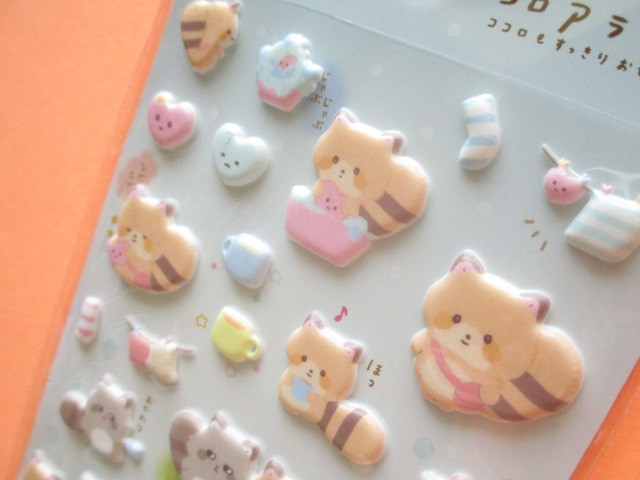 Photo: Kawaii Cute Funi Funi Stickers Sheet San-x *Kokoroaraiguma (SE48608)