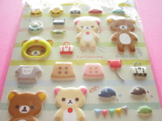 Photo: Kawaii Cute Funi Funi Stickers Sheet San-x *Rilakkuma (SE48603)