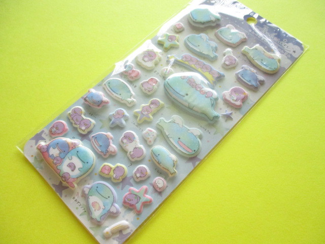 Photo1: Kawaii Cute Funi Funi Stickers Sheet San-x *Jinbesan (SE48607)