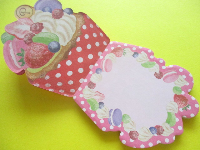 Photo: Kawaii Cute Sweets Mini Memo Pad amifa *Flower Cupcake (Dot)