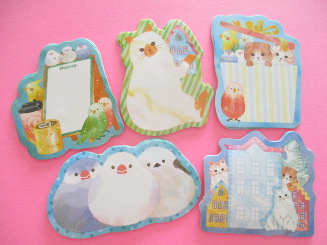 Photo: Kawaii Cute  Write in Sticker Flakes Sack Synapse Japan *Town & Cafe (SJI-32613）