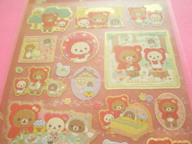 Photo: Kawaii Cute Sticker Sheet Rilakkuma San-x *Rilakkuma Fairy Tales (SE48502)