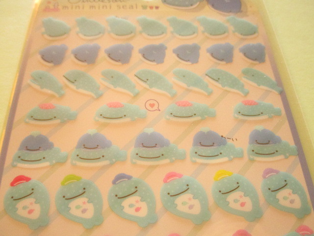 Photo: Kawaii Cute Mini Mini Stickers Sheet San-x *Jinbesan (SE48408)
