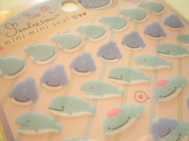 Photo: Kawaii Cute Mini Mini Stickers Sheet San-x *Jinbesan (SE48408)