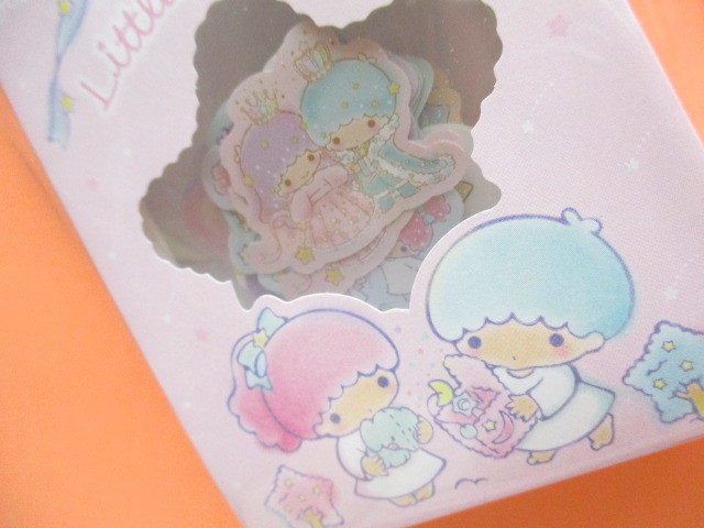 Photo: Kawaii Cute  Mini Paper Bagged Sticker Flakes Sack Sanrio original *Little Twin Stars (95006-8)