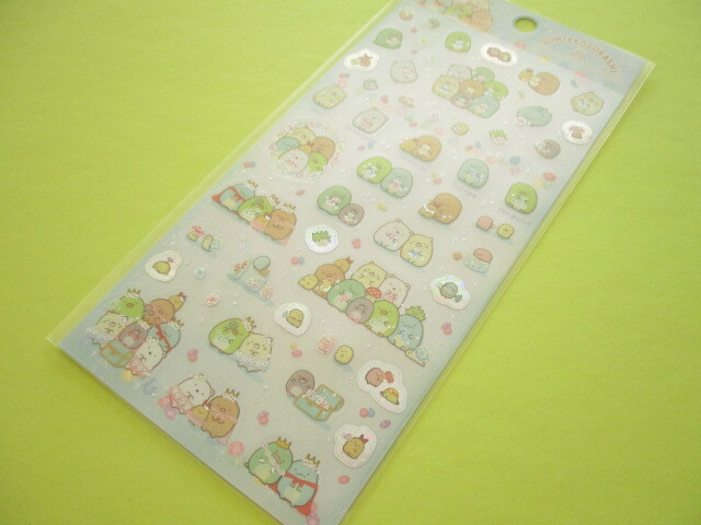 Photo1: Kawaii Cute Sticker Sheet Sumikkogurashi San-x *House of The Mole (SE49302)